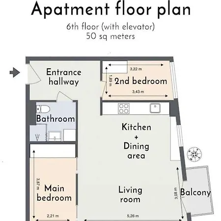 Bright 2br Corner Apt Balcony - 10min Walk To Cs Oslo